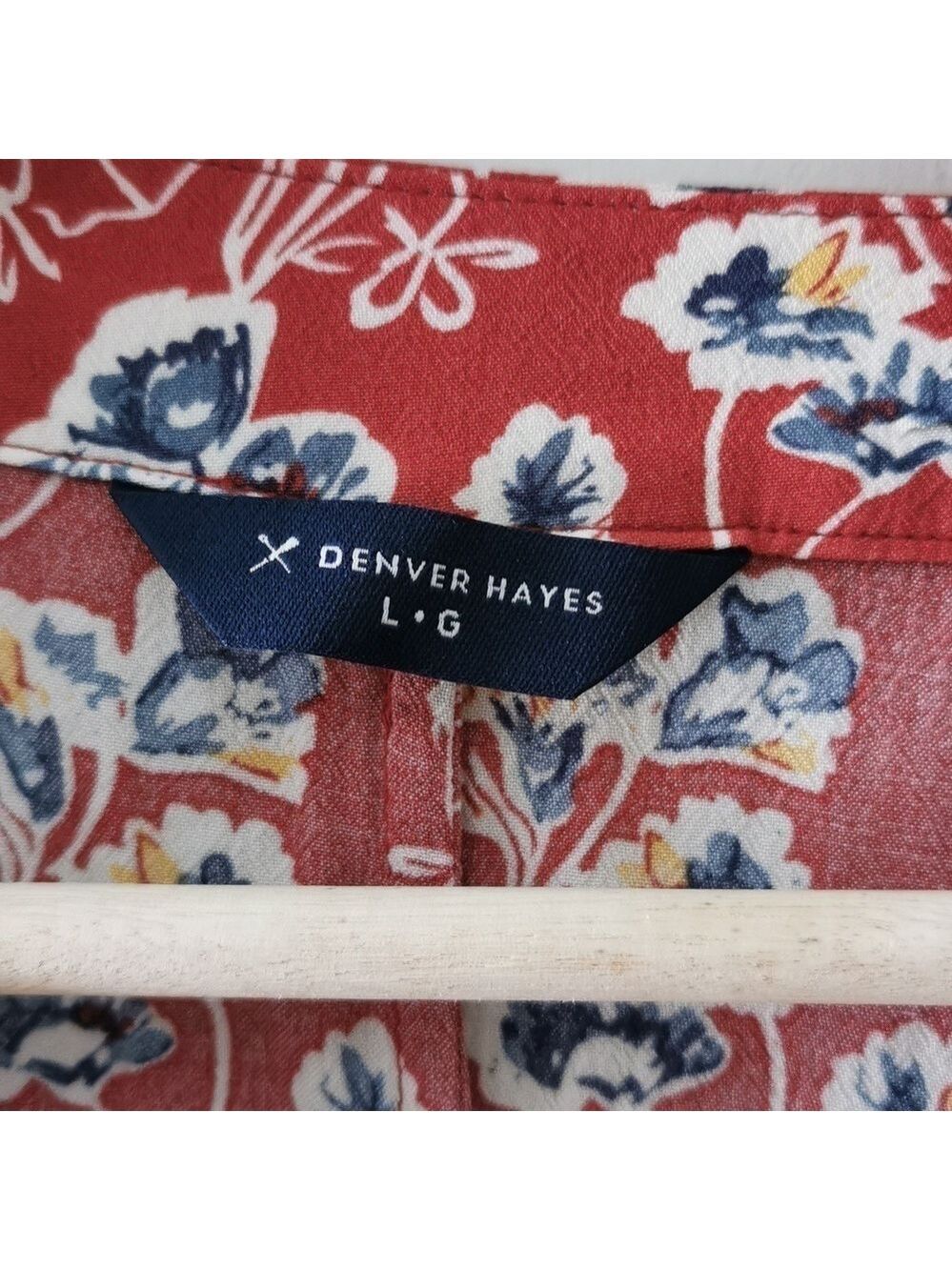 Denver Hayes cottagecore blouse. Size large. EUC - Picture 2 of 5